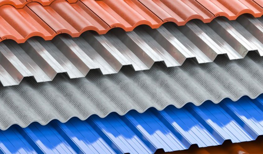 Corrugated sheets, box profile sheets, ridge caps, rubber washers, roofing felt, and waterproofing solutions for durable and weather-resistant roofing.